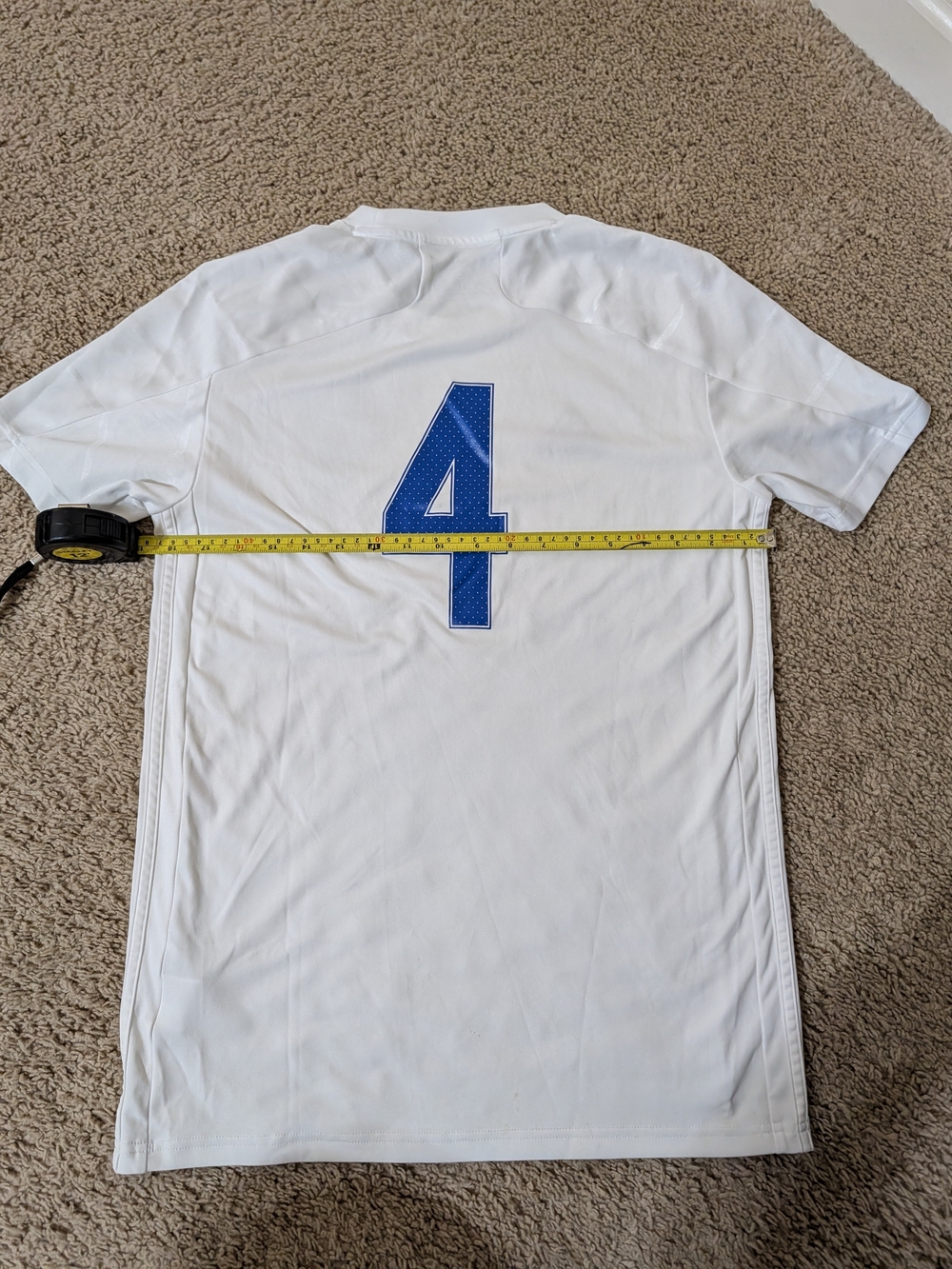 Adidas Aeroready Small White Carolina DRÄXLMAIER Soccer Jersey #4 - Picture 9 of 9